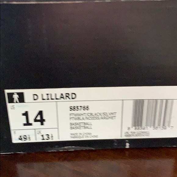 Adidas Dame 1s. Size 14 - Picture 7 of 7